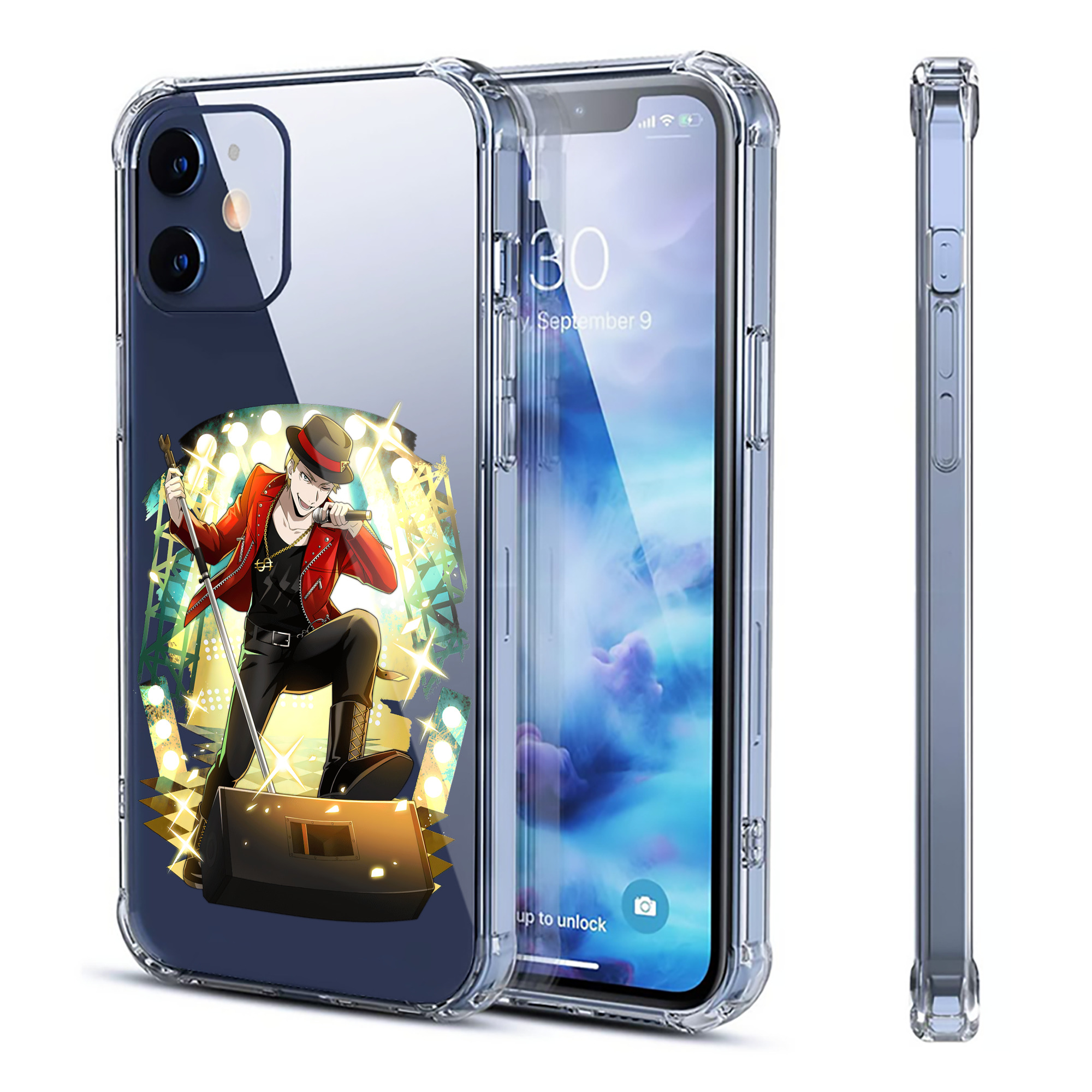 （画像用） 文豪ストレイドッグス Bungo Stray Dogs 【iPhone 12シリーズ対応】透明スマホケース（クリアソフトケース）